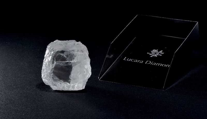 204 каратный алмаз Lucara Diamond